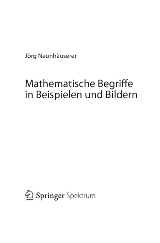 Mathematische Begriffe in Beispielen und Bildern