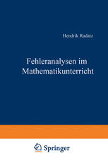 Fehleranalysen im Mathematikunterricht