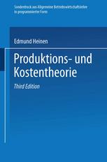 Produktions- und Kostentheorie