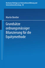 Grundsätze ordnungsmäßiger Bilanzierung für die Equitymethode