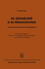 Der jahresabschluss in der aktienrechtsreform