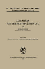 Ausnahmen von der Meistbegünstigung