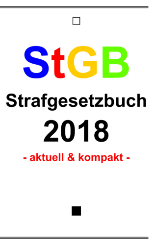 StGB Strafgesetzbuch 2018
