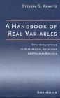 A Handbook of Real Variables