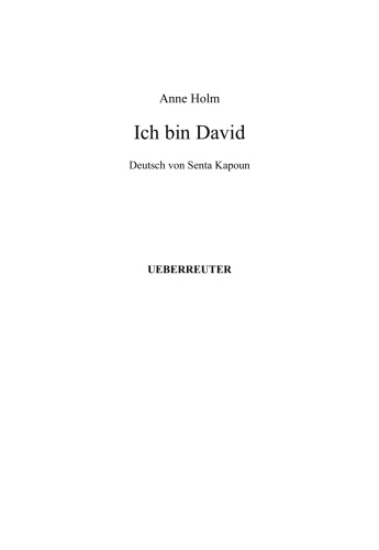 Ich bin David.