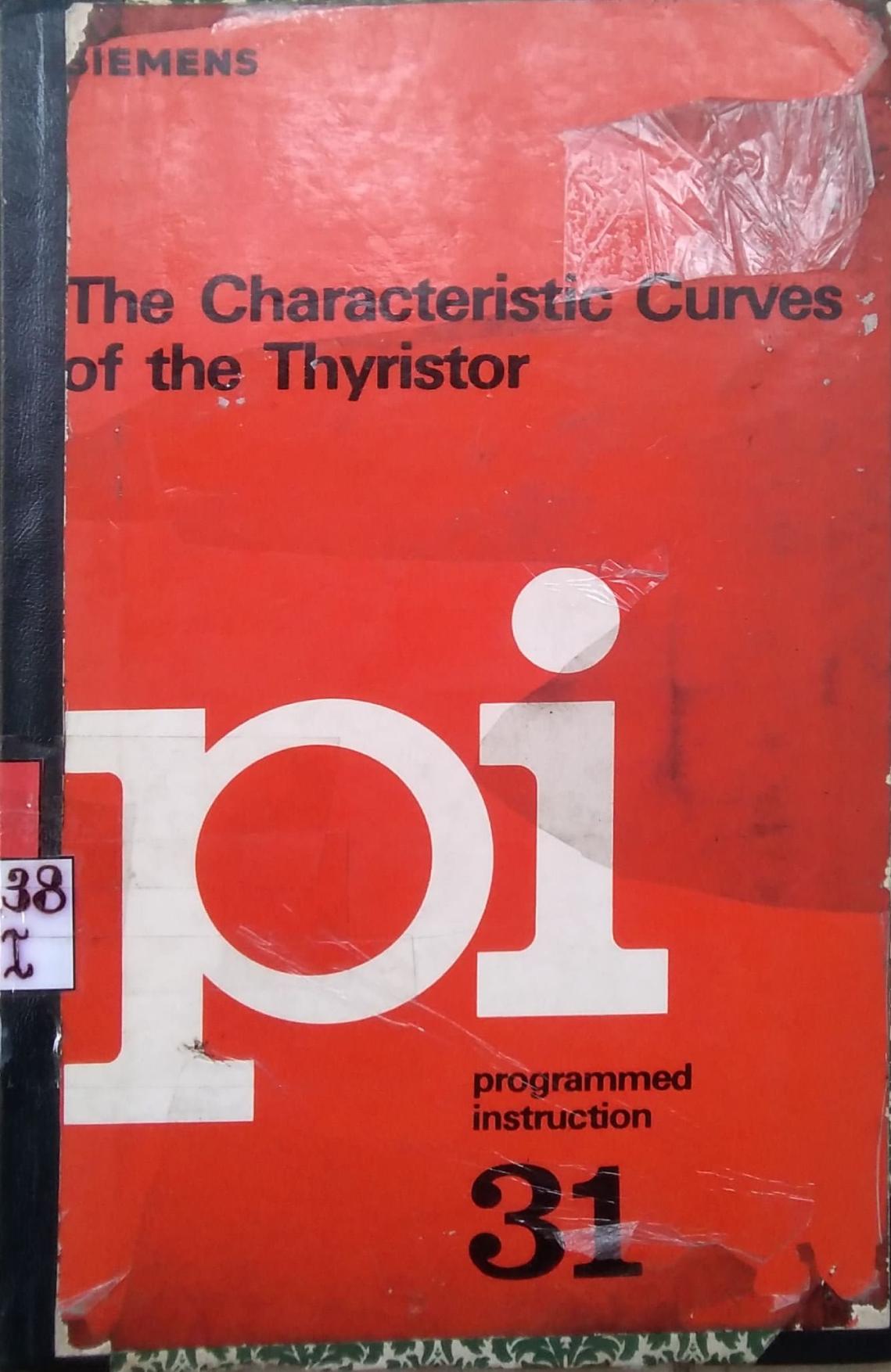 The characteristic curves of the thyristor.