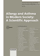 Allergy and Asthma in Modern Society