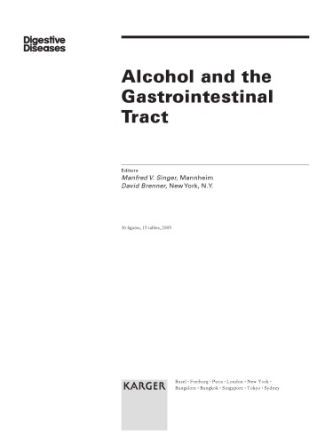 Alcohol and the Gastrointestinal Tract