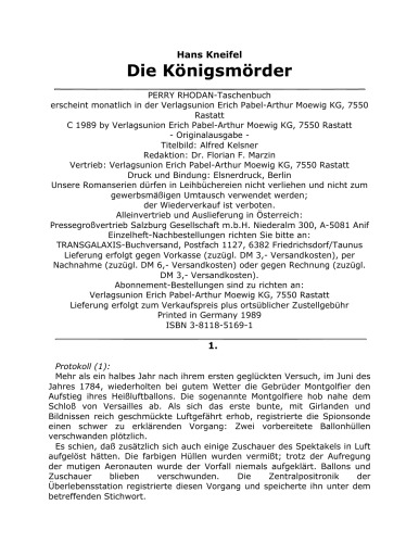 Die Königsmörder