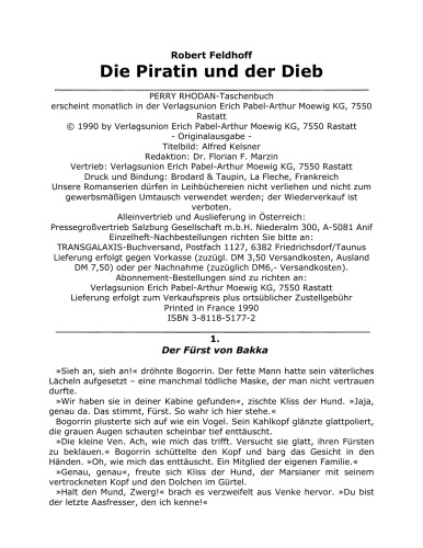 Die Piratin und der Dieb