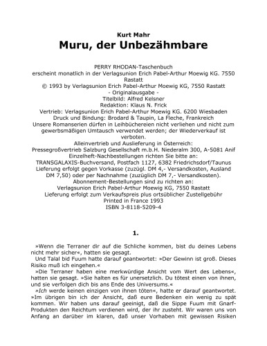 Muru, der Unbezähmbare