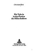 Die Nekyia in Den Punica Des Silius Italicus