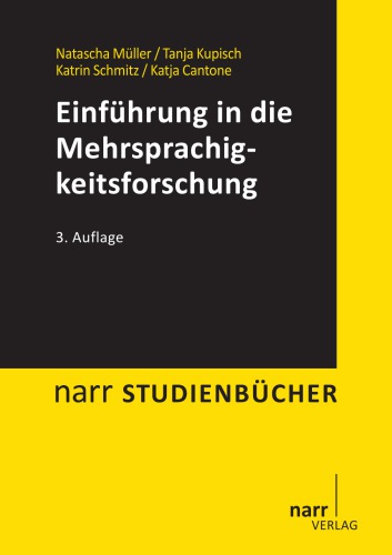 Einführung in die Mehrsprachigkeitsforschung (narr studienbücher)