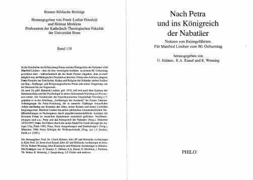 Nach Petra Und Ins Konigreich Der Nabataer