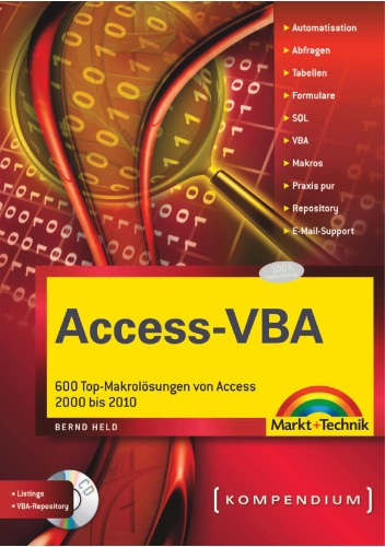 Access-VBA 600 Top-Makrolösungen von Access 2000 bis 2010