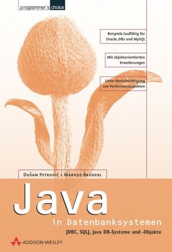 Java in Datenbanksystemen JDBC, SQLJ, Java DB-Systeme und -Objekte