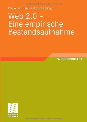 Web 2.0 - Eine Empirische Bestandsaufnahme