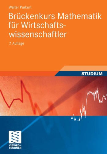 Bruckenkurs Mathematik Fur Wirtschaftswissenschaftler