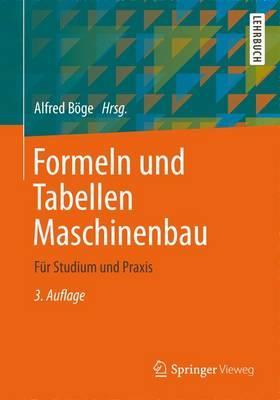 Formeln und Tabellen Maschinenbau