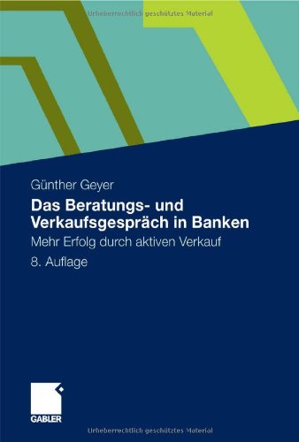 Das Beratungs- Und Verkaufsgesprach in Banken