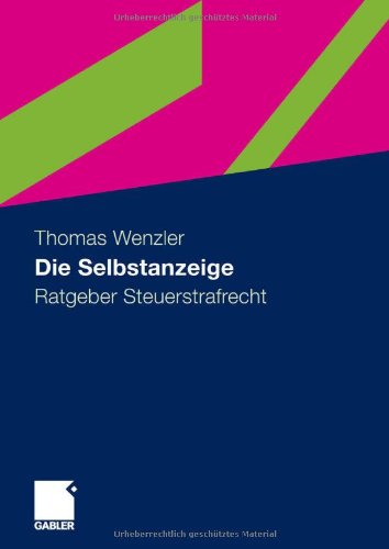 Die Selbstanzeige