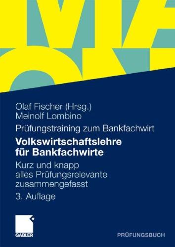 Volkswirtschaftslehre Fur Bankfachwirte