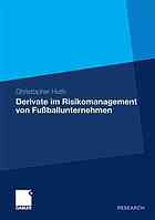 Derivate Im Risikomanagement Von Fuballunternehmen