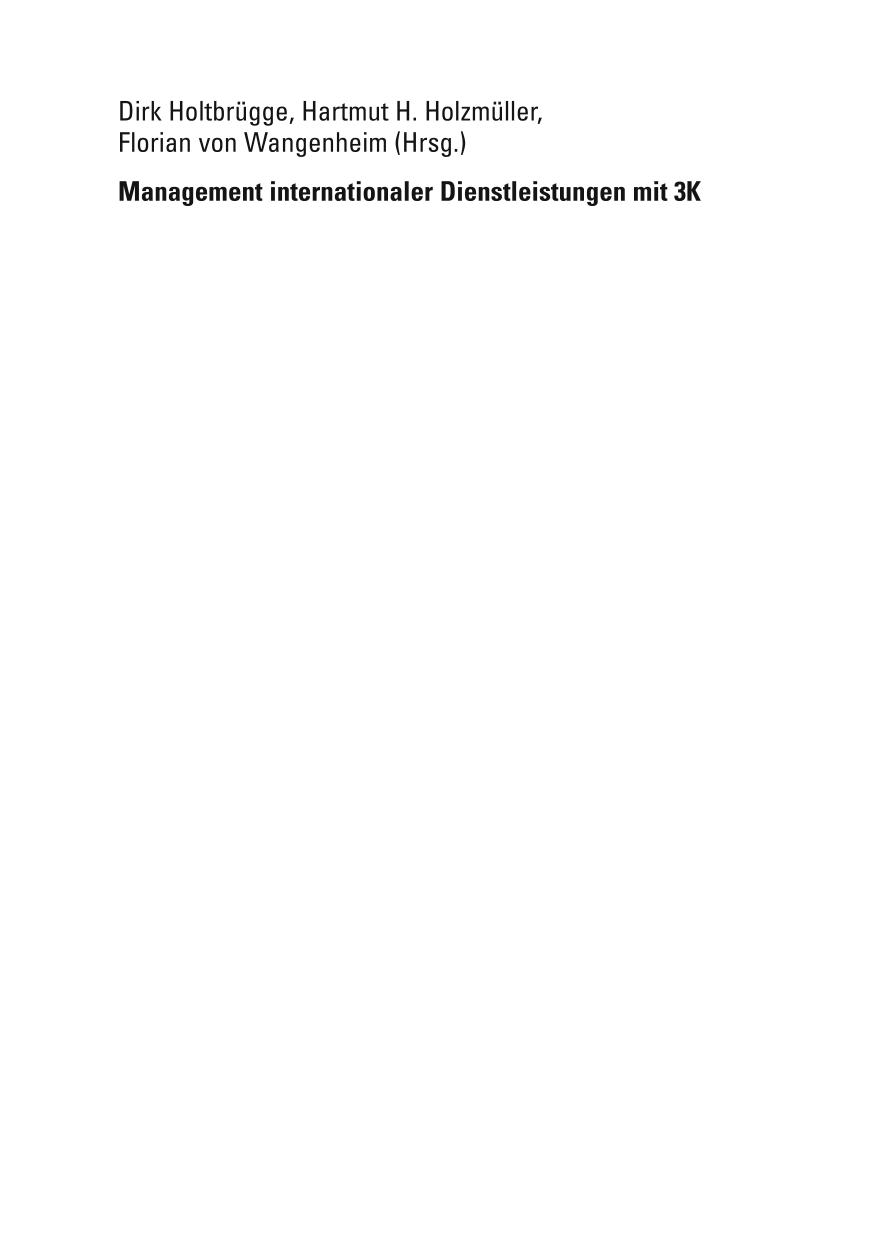 Management internationaler Dienstleistungen mit 3K Konfiguration - Koordination - Kundenintegration