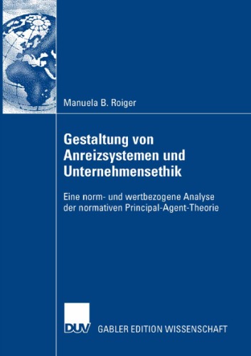 Gestaltung Von Anreizsystemen Und Unternehmensethik