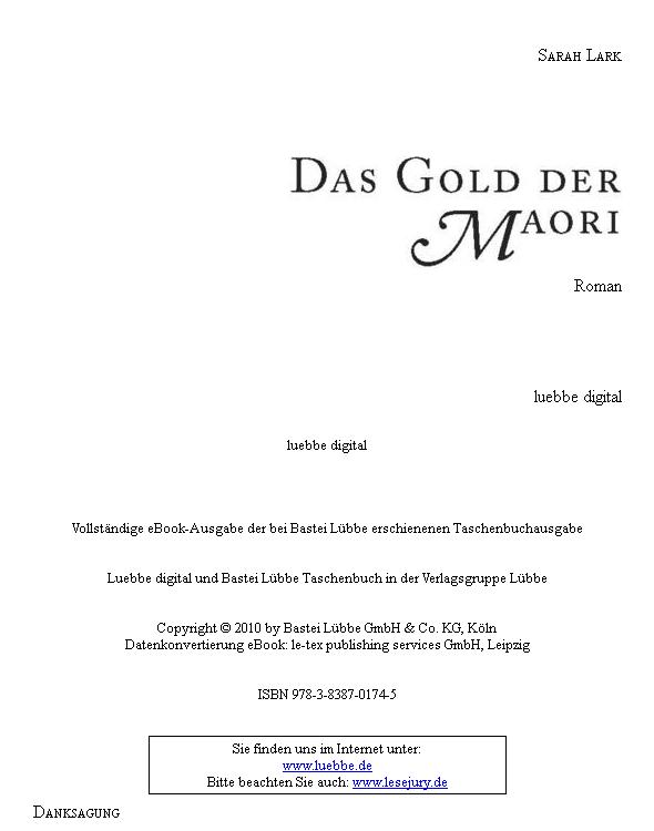 Das Gold der Maori