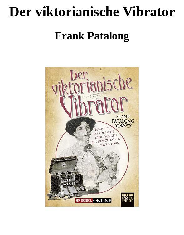 Der viktorianische Vibrator