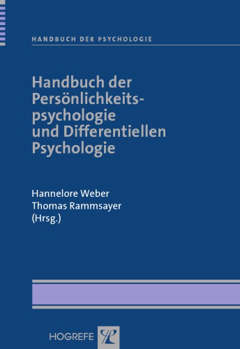 Handbuch der Persönlichkeitspsychologie und differentiellen Psychologie