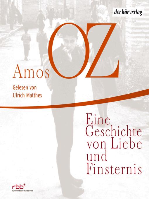 Eine Geschichte von Liebe und Finsternis