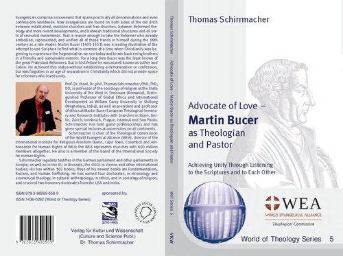 Advocate of love : Martin Bucer as theologian and pastor