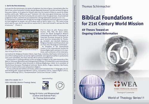 Biblical foundations for 21st century world mission 69 theses toward an ongoing global reformation