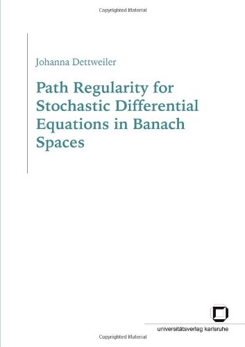 Path regularity for stochastic differential equations in banach spaces