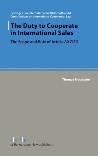 The Duty to Cooperate in International Sales