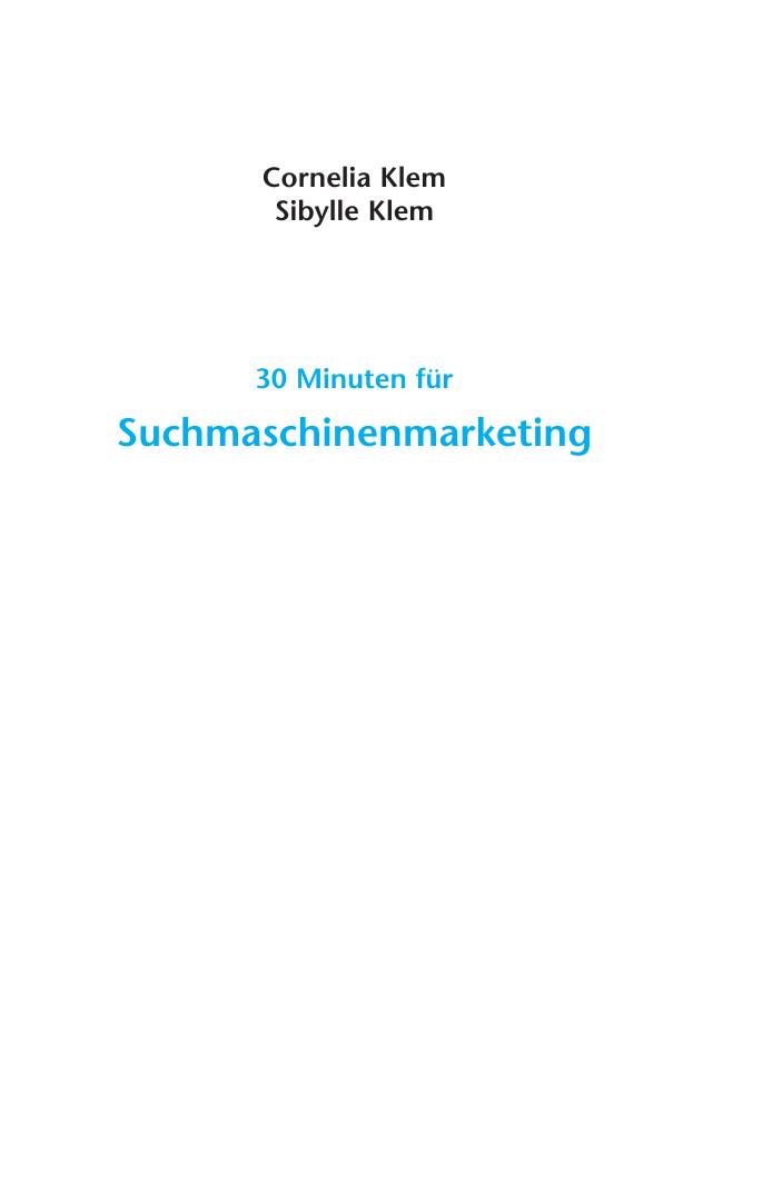 30 Minuten für effektives Suchmaschinenmarketing