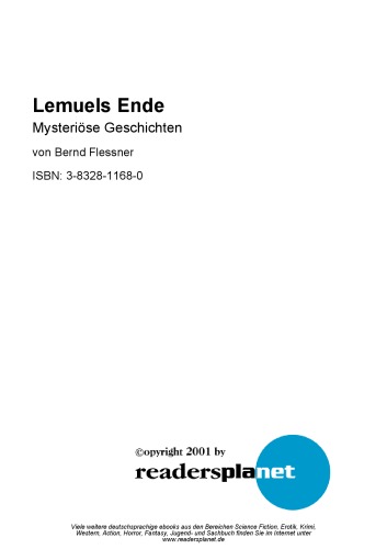 Lemuels Ende mysteriöse Geschichten