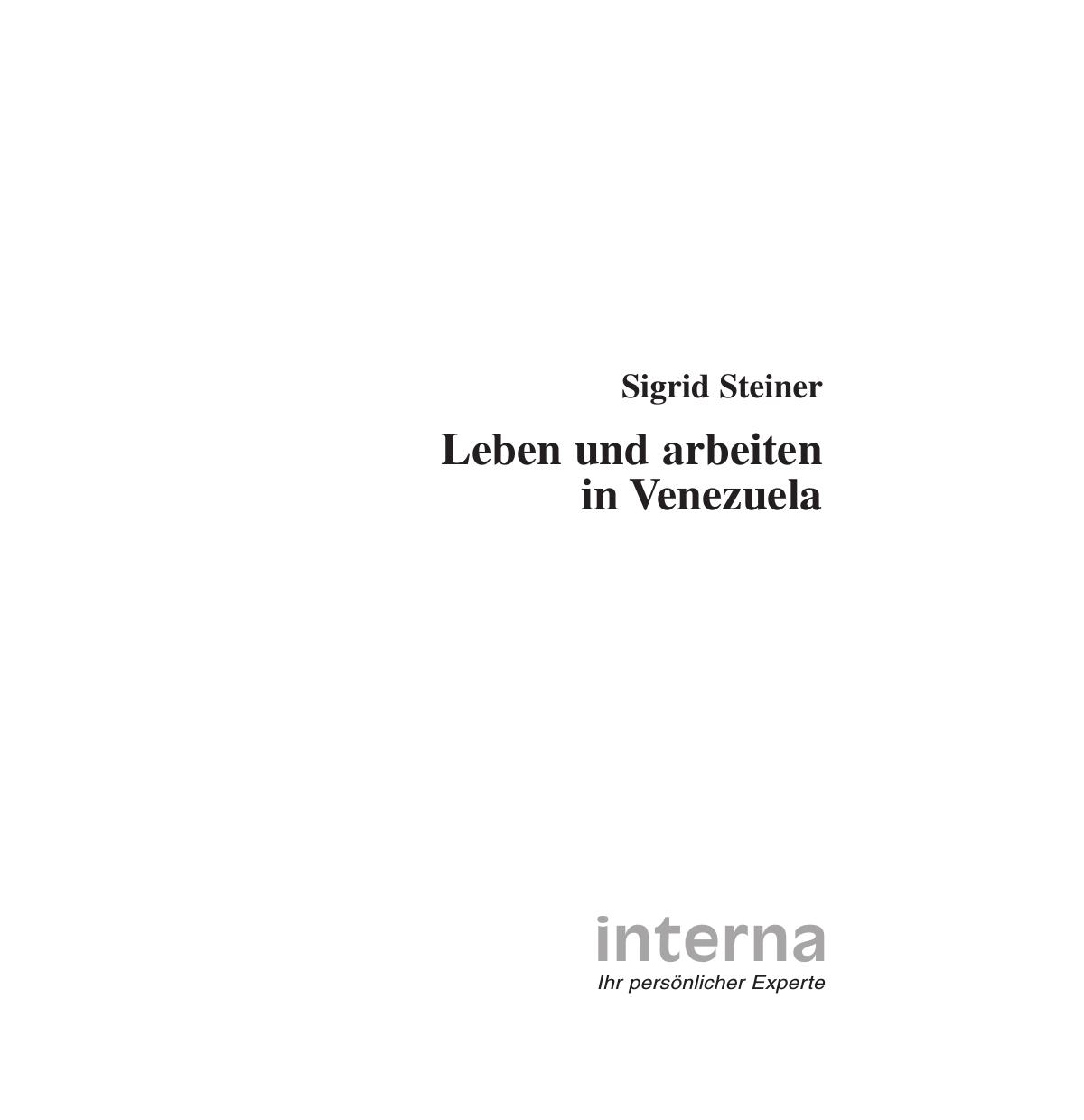 Leben und arbeiten in Venezuela