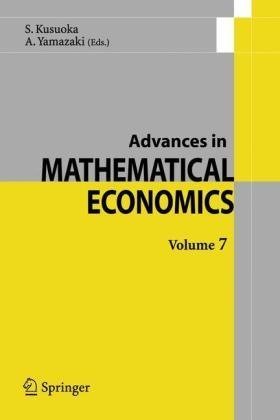 Advances in Mathematical Economics, Volume 7