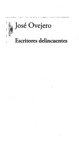 Escritores delincuentes