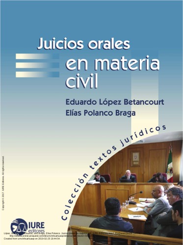 Juicios orales en materia civil