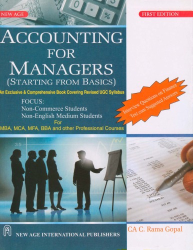 Accounting for managers : starting from basics : an exclusive & comprehensive book covering revised UGC Syllabus