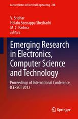 Emerging Research in Electronics, Computer Science and Technology Proceedings of International Conference, ICERECT 2012