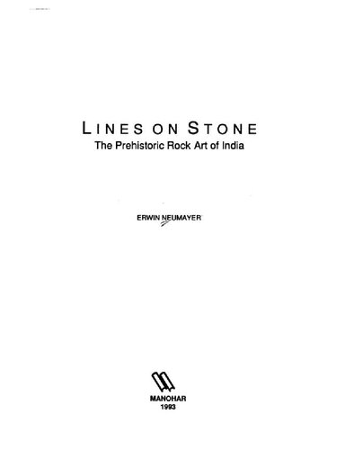 Lines on stone : the prehistoric rock art of India