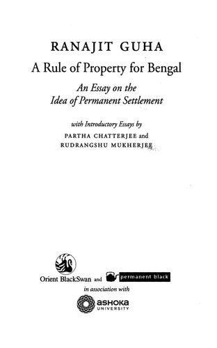 A Rule of Property for Bengal