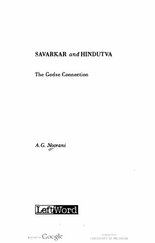 Savarkar And Hindutva