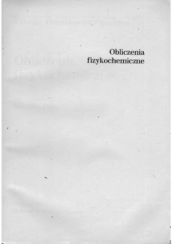 Obliczenia fizykochemiczne