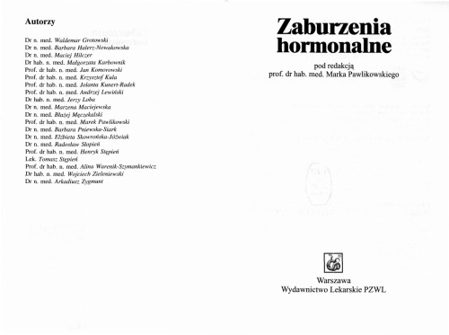 Zaburzenia hormonalne